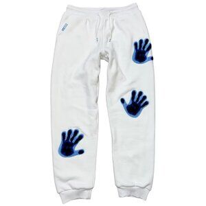 Emrzzz Thermal Sweatpants White/Blue